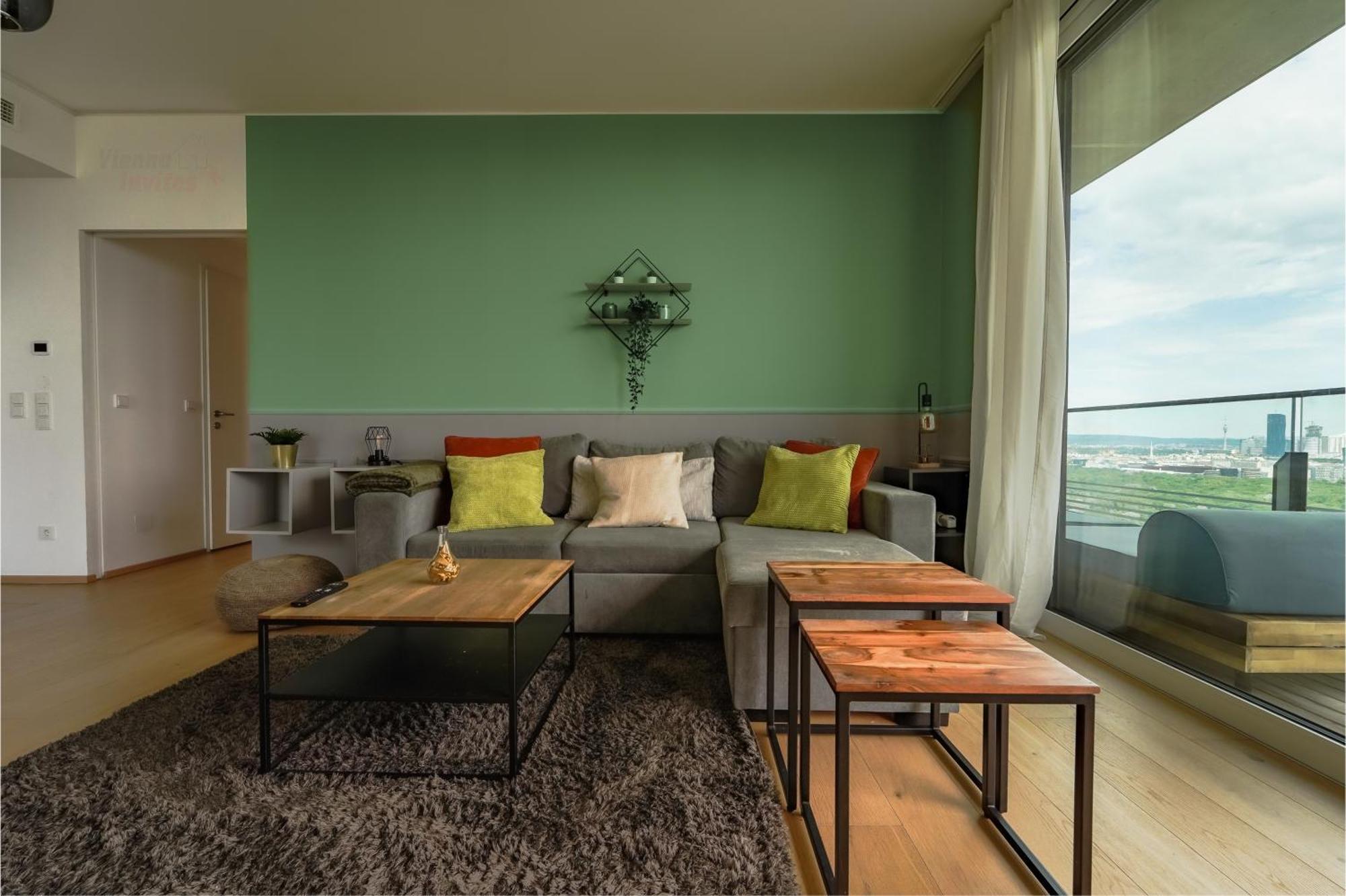Triiiple 7Heaven - Amazing View On Top Floor With Rooftop Pool فيينا المظهر الخارجي الصورة