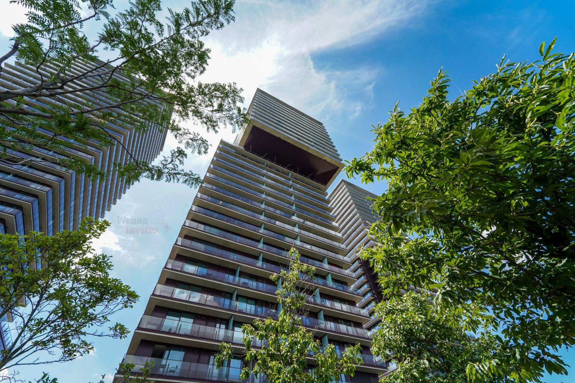 Triiiple 7Heaven - Amazing View On Top Floor With Rooftop Pool فيينا المظهر الخارجي الصورة
